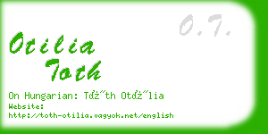 otilia toth business card